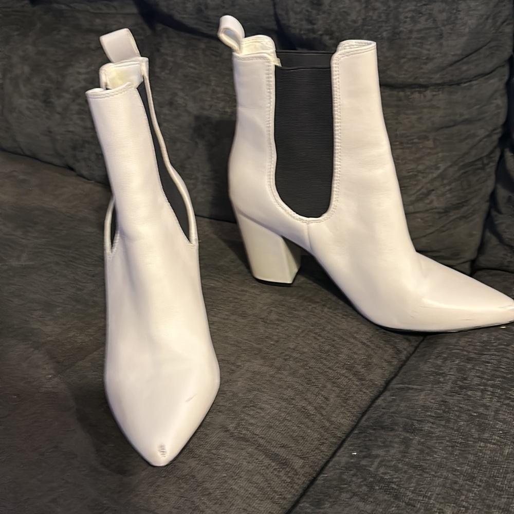 White booties
